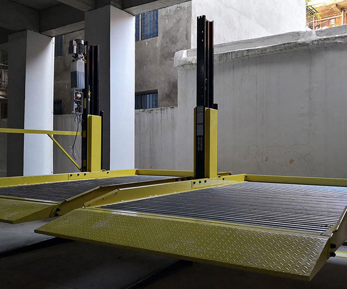 高坪升降横移式立体车库停车设备安装