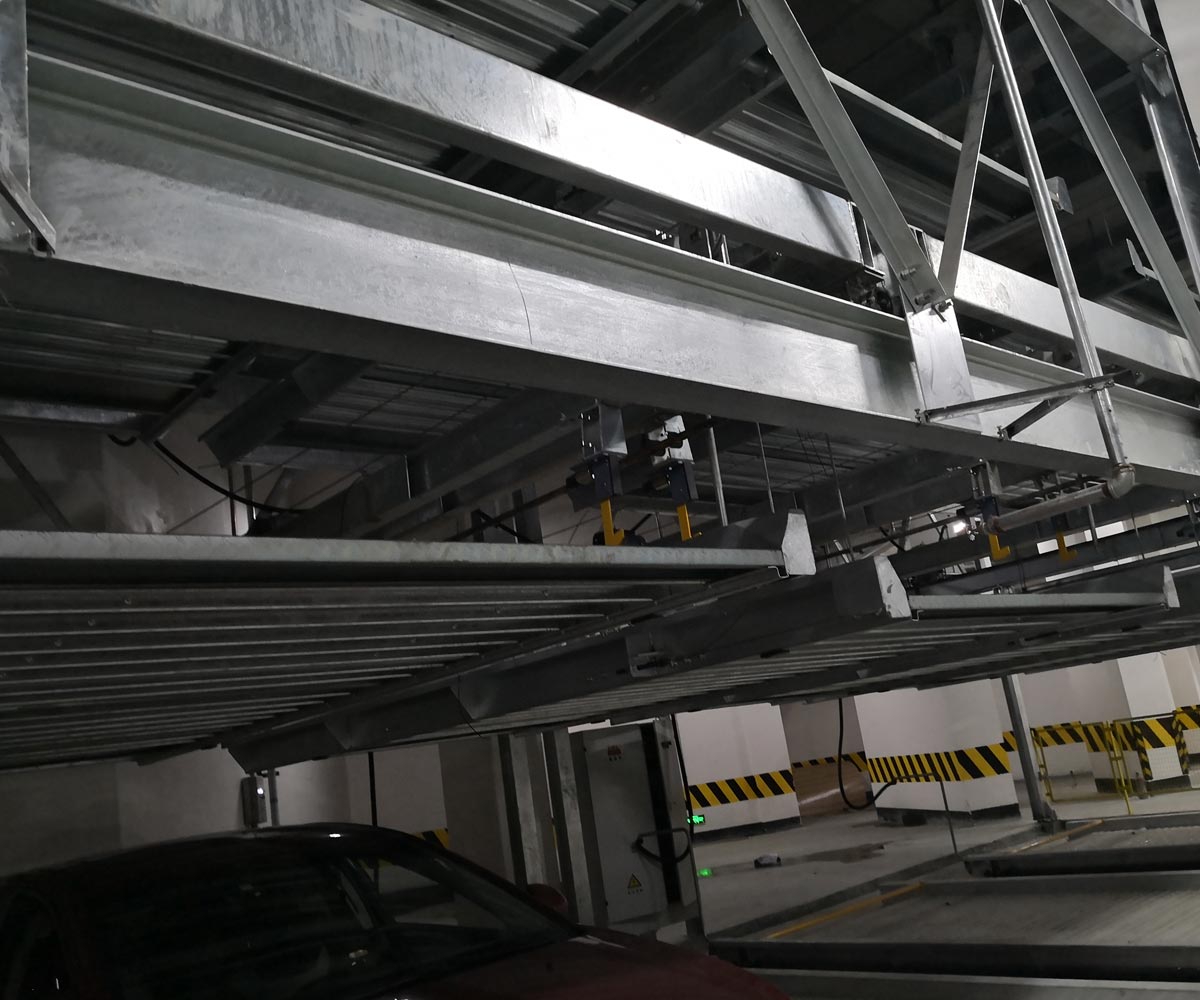 长安负一正一地坑PSH2D1二层升降横移机械式立体停车设备