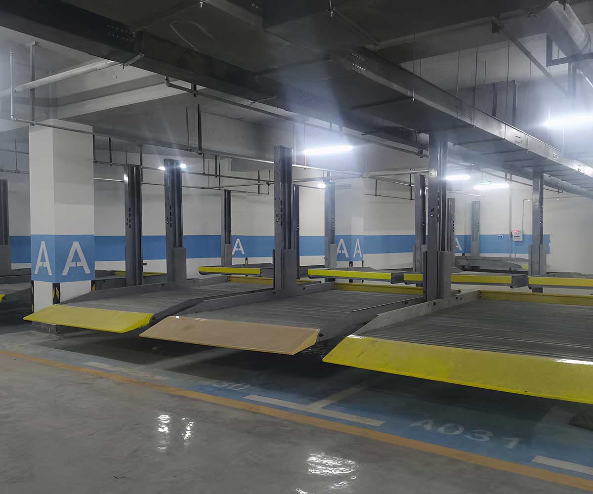俯仰式機械停車庫劃線的知識與實操