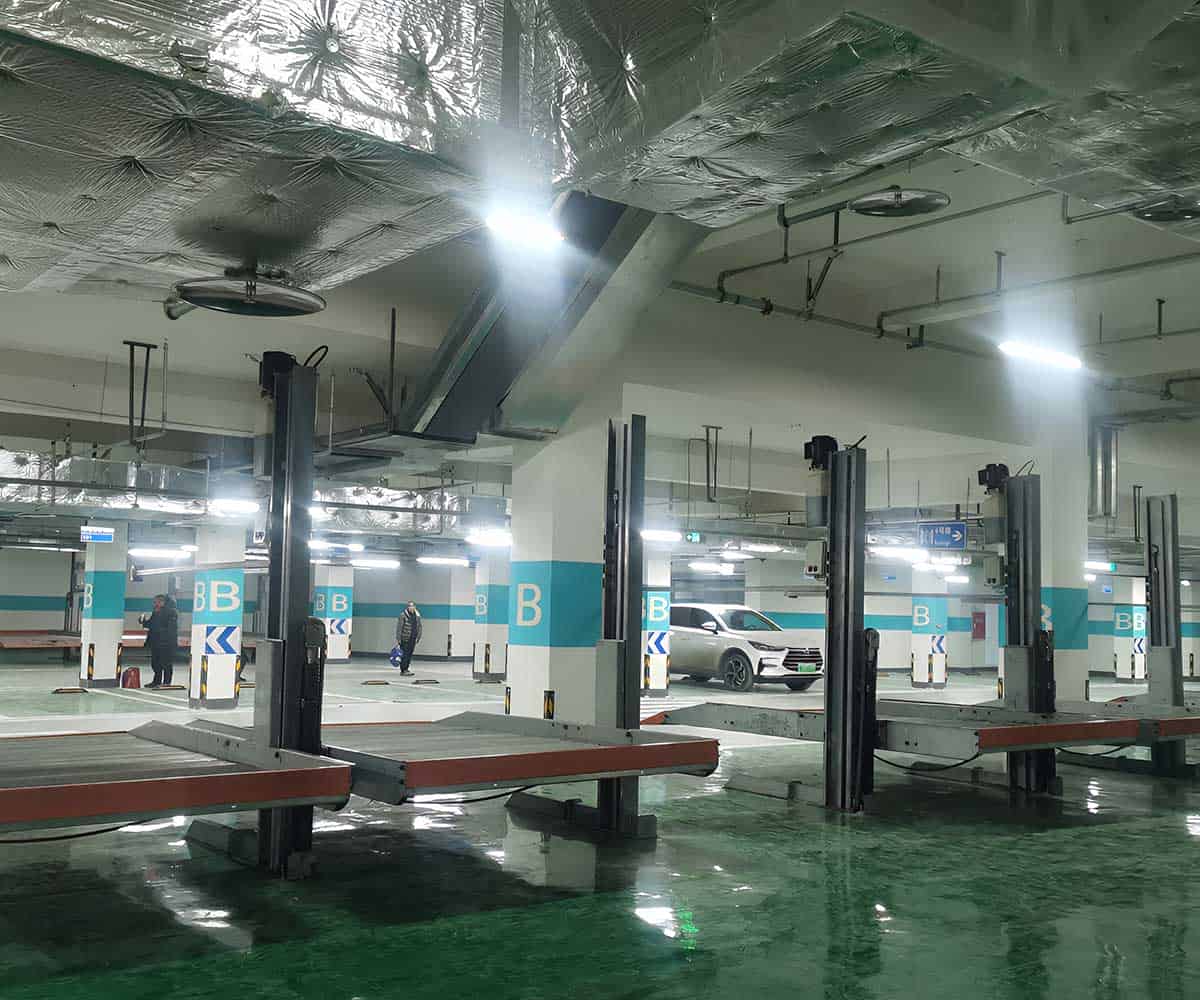 四柱式机械停车设备的类型与优势