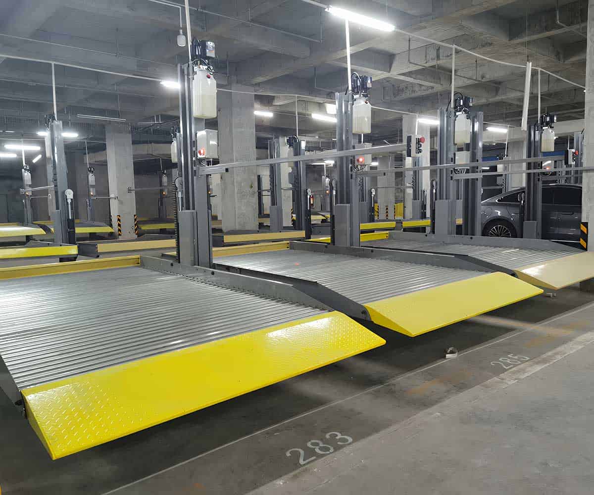 青川3层立体停车场的承重限制