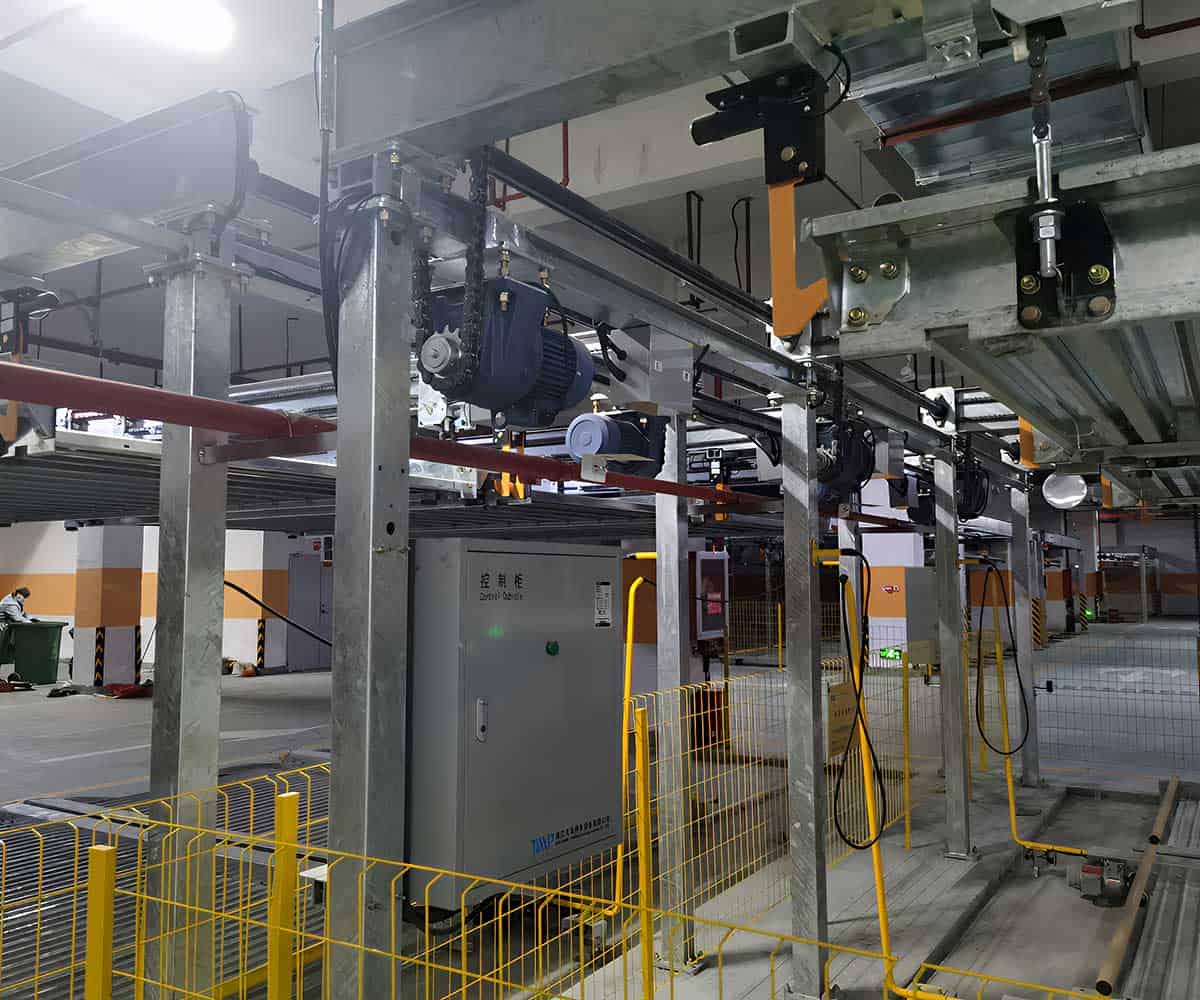 3层立体停车设备潮湿解决方案