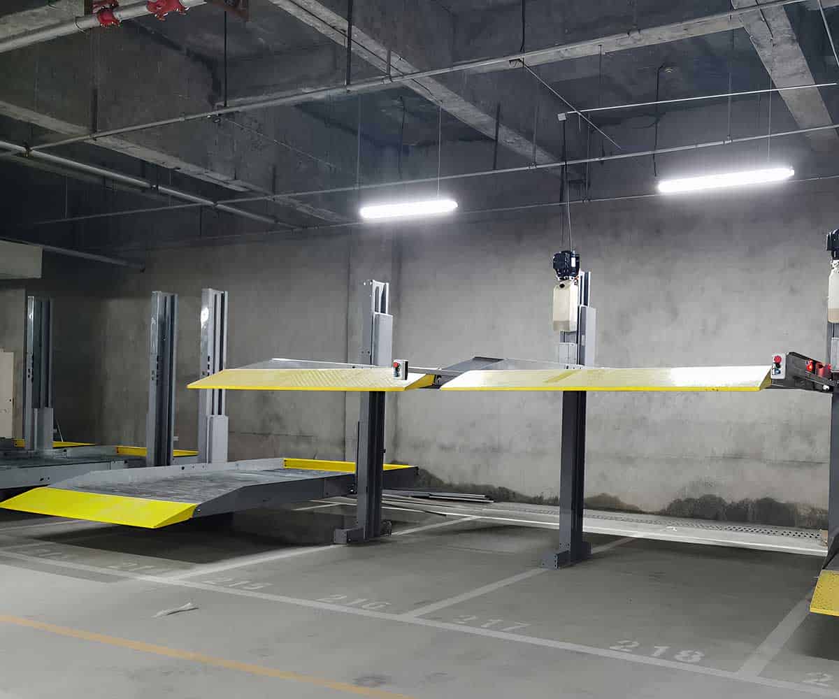 眉山三層機(jī)械式停車設(shè)備的功能測(cè)試