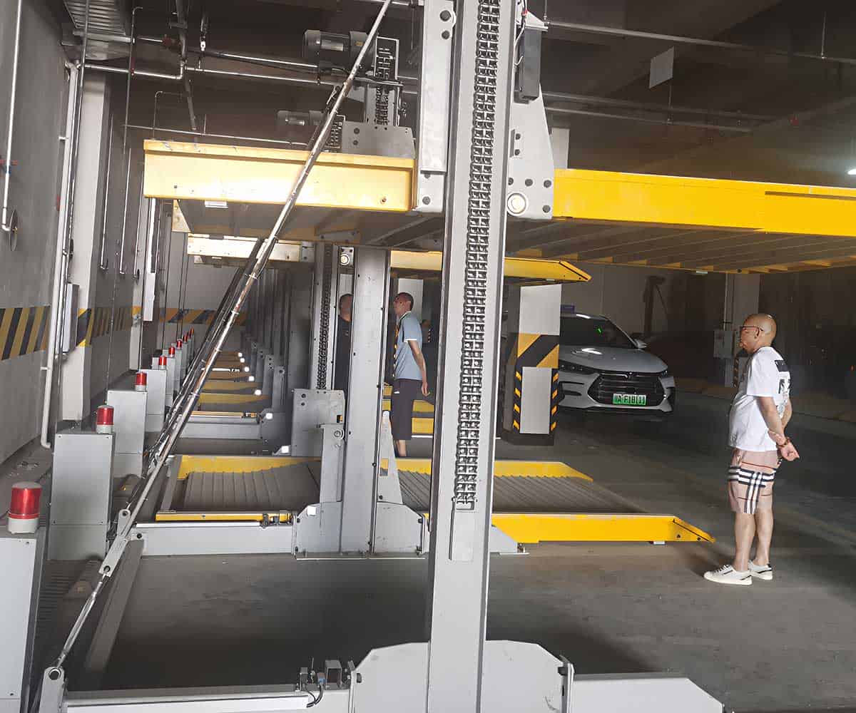 升降式机械式立体车库建设周期短