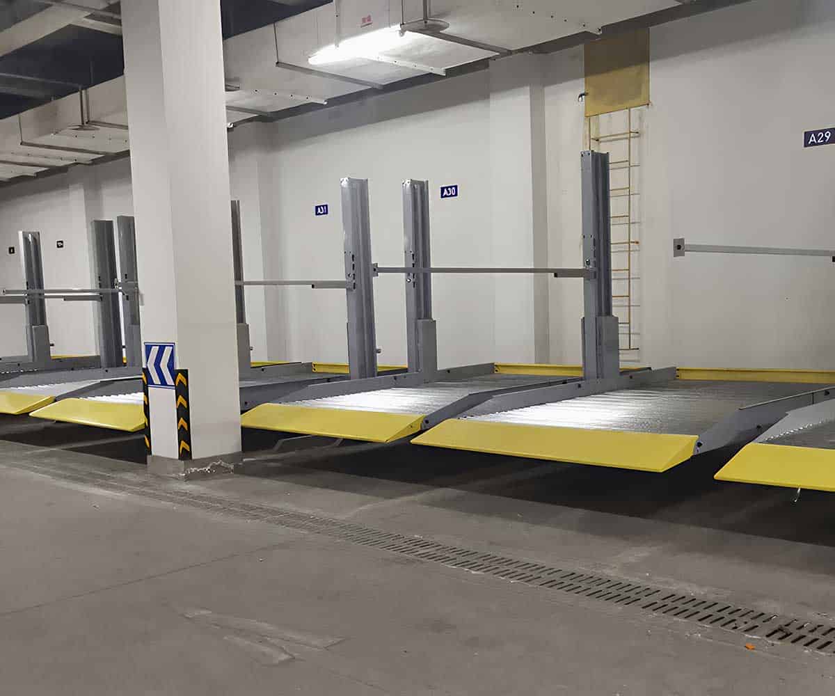 合作PSH立体车库停车设备的现场准备周期