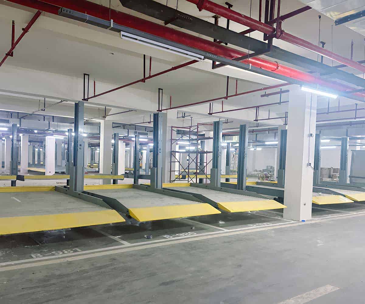 四柱机械式停车设备的发展现状及实际运用