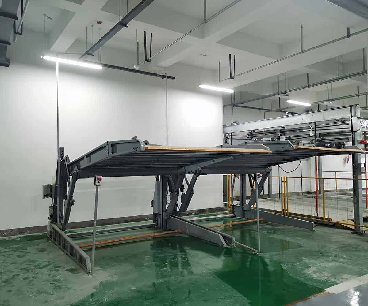 2柱机械式立体车库如何隔音降噪