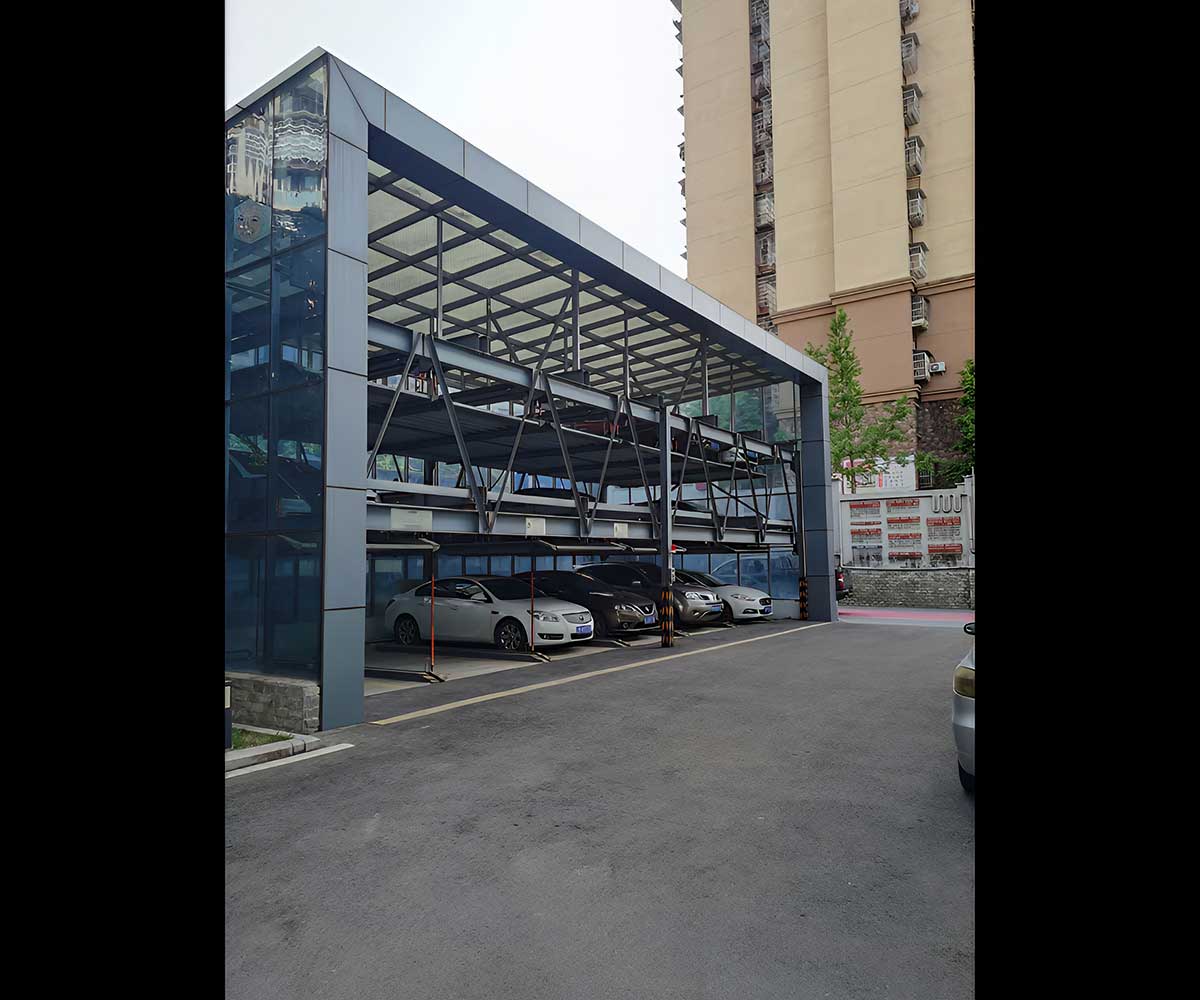 平坝双柱立体车库停车设备对净高的要求