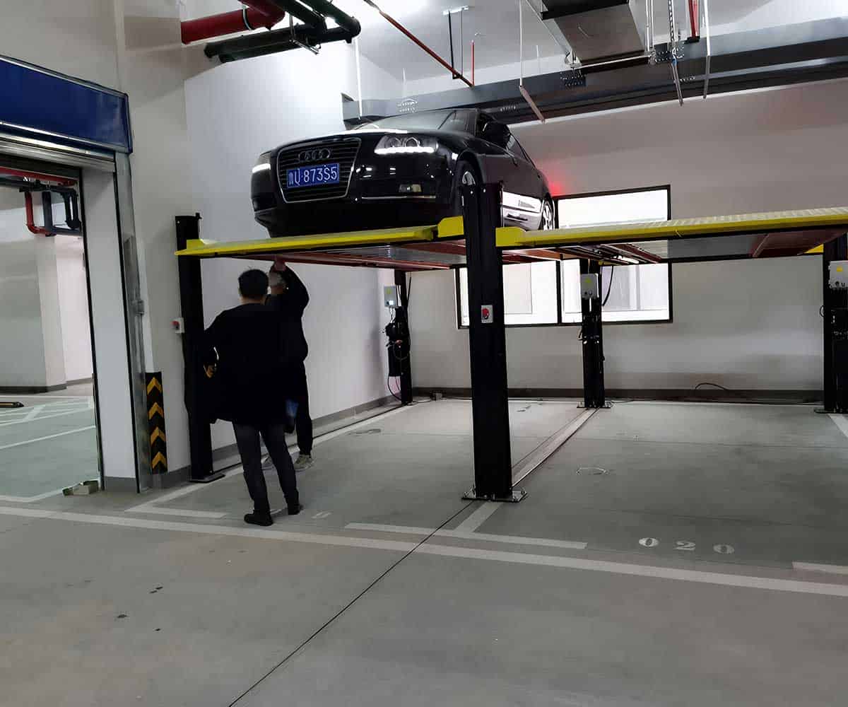 两柱机械式停车位尺寸标准详解