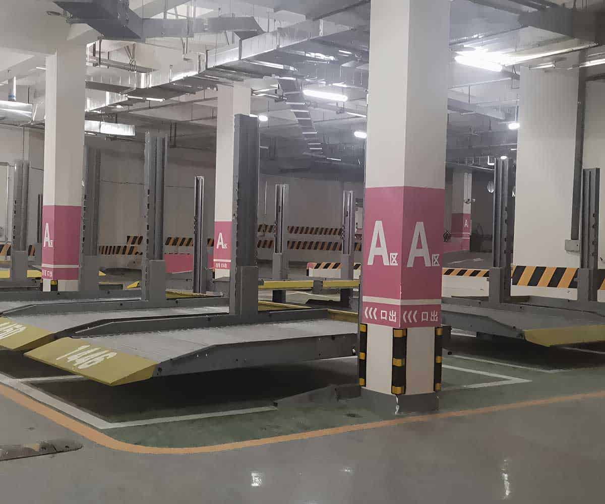 3层立体停车场主要包括