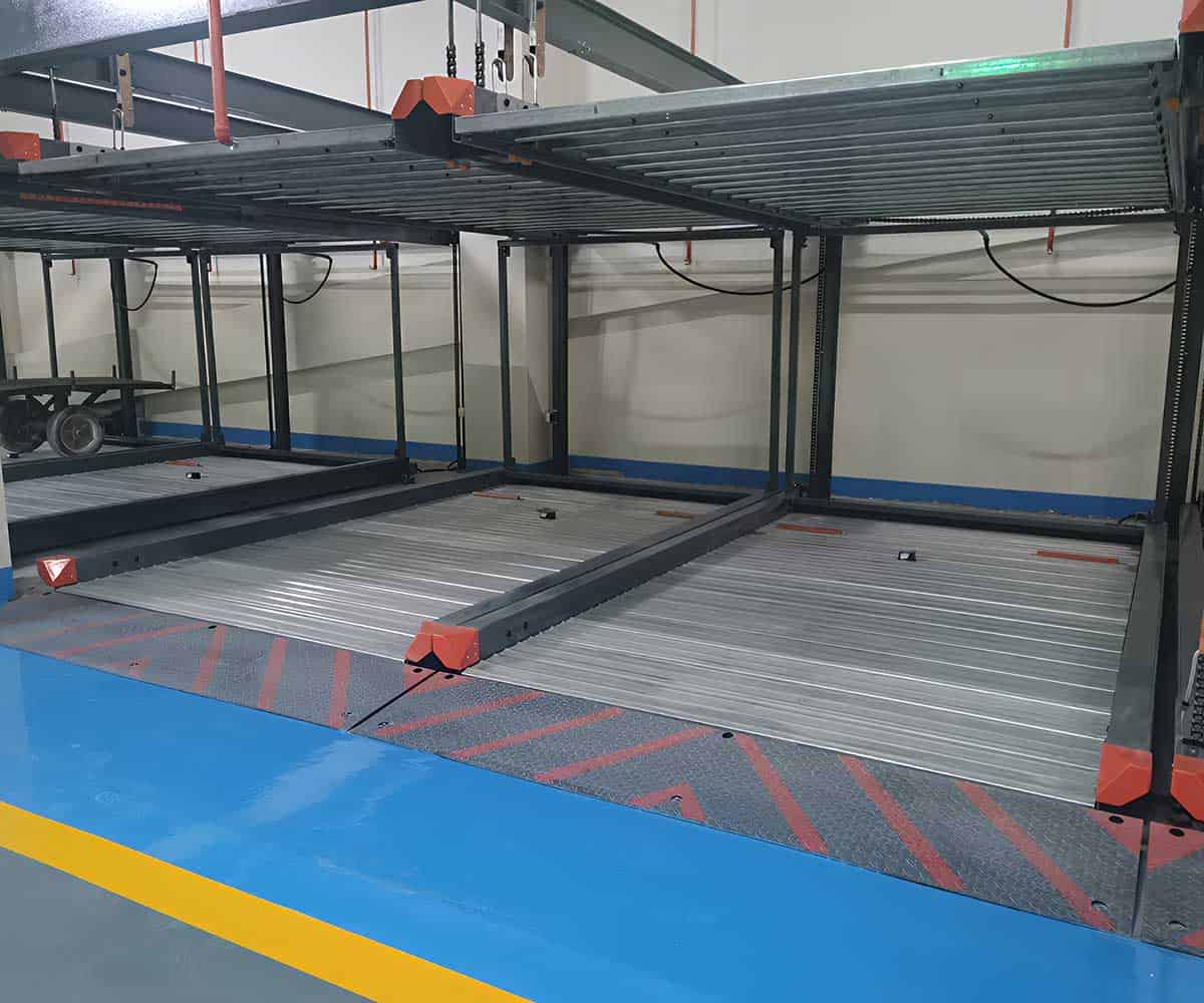 上下两层机械停车库调整方法详解