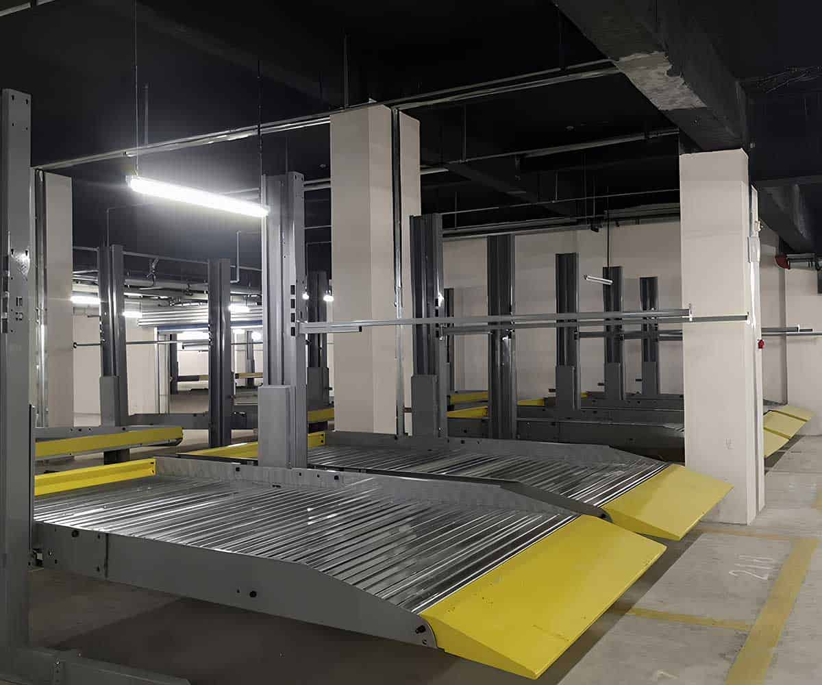 四柱机械停车库租用调试全攻略