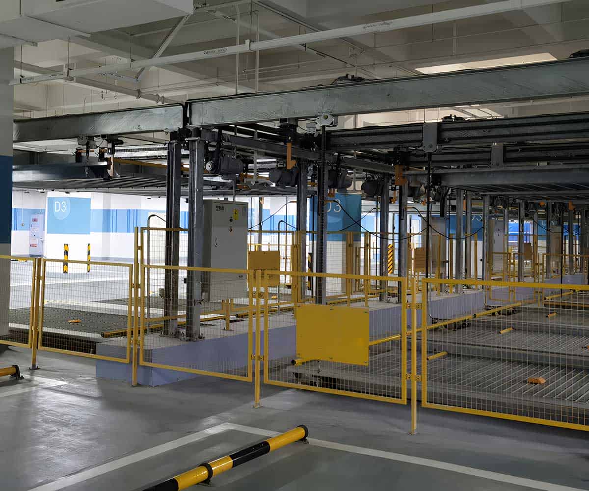 PSH机械立体停车设备出租施工与安装的完整方案