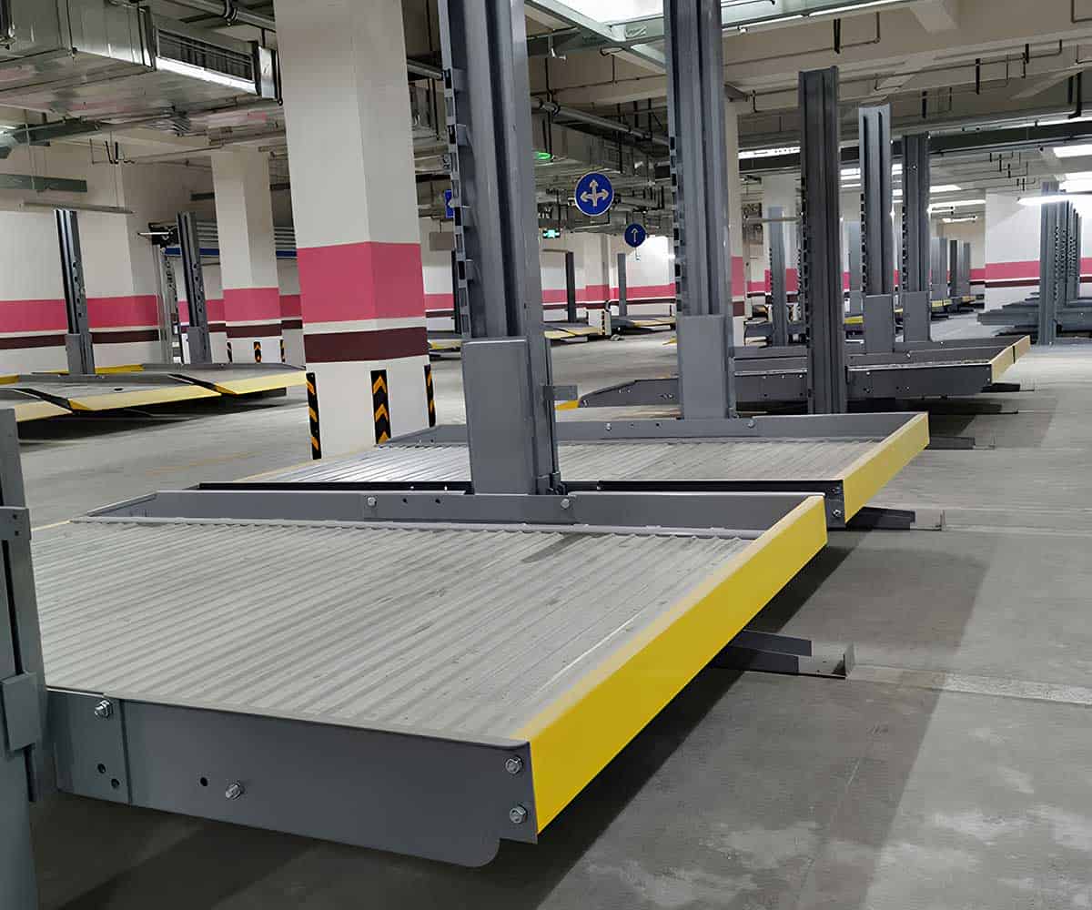 4柱立体停车设备出租的注意事项