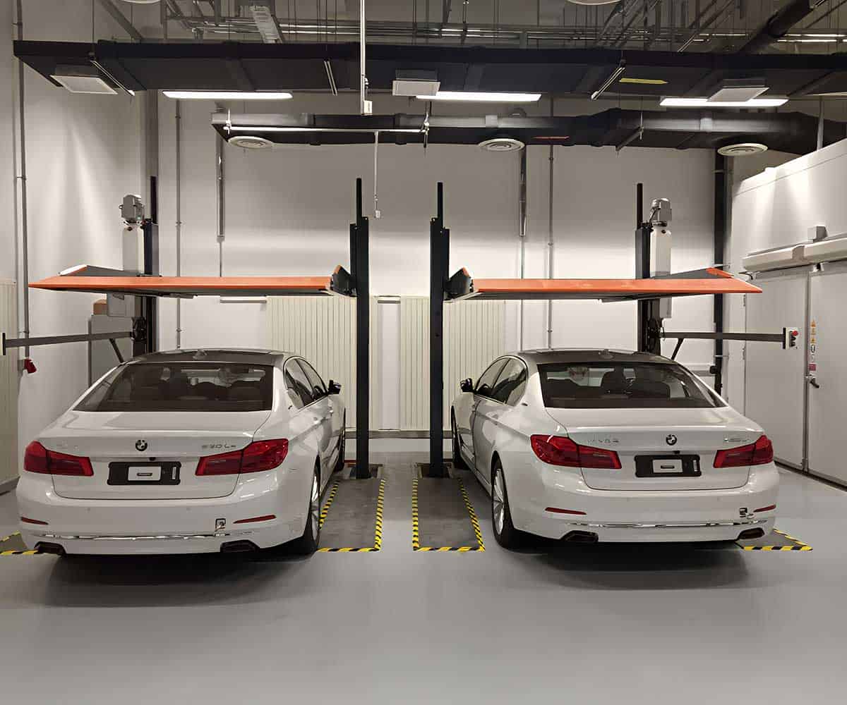 乡城县两层机械立体车库出租对土建要求