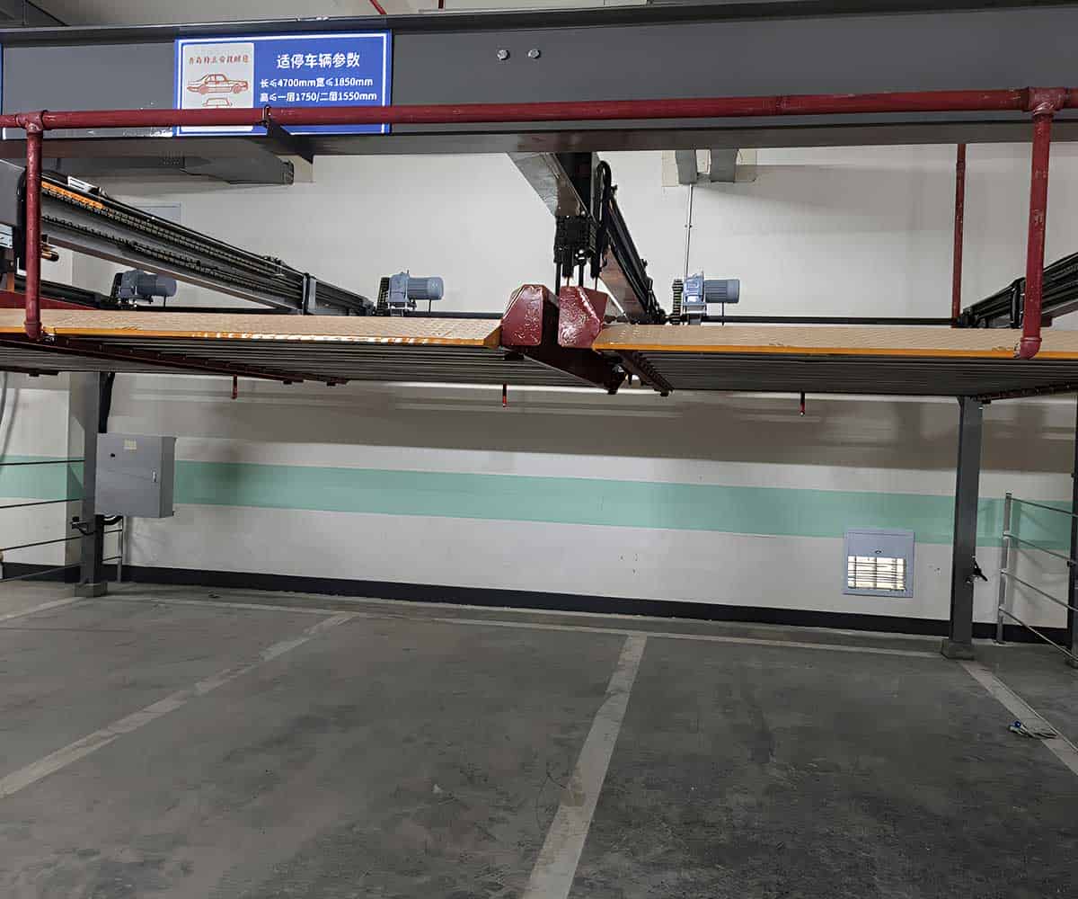 锦江区俯仰式机械车位租用的施工方案说明
