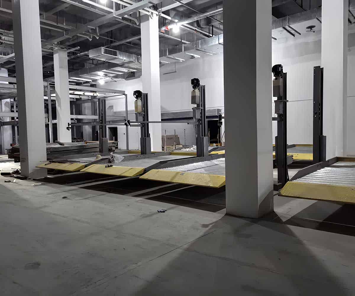 二手机械式立体停车设备出租解决停车难优势突出